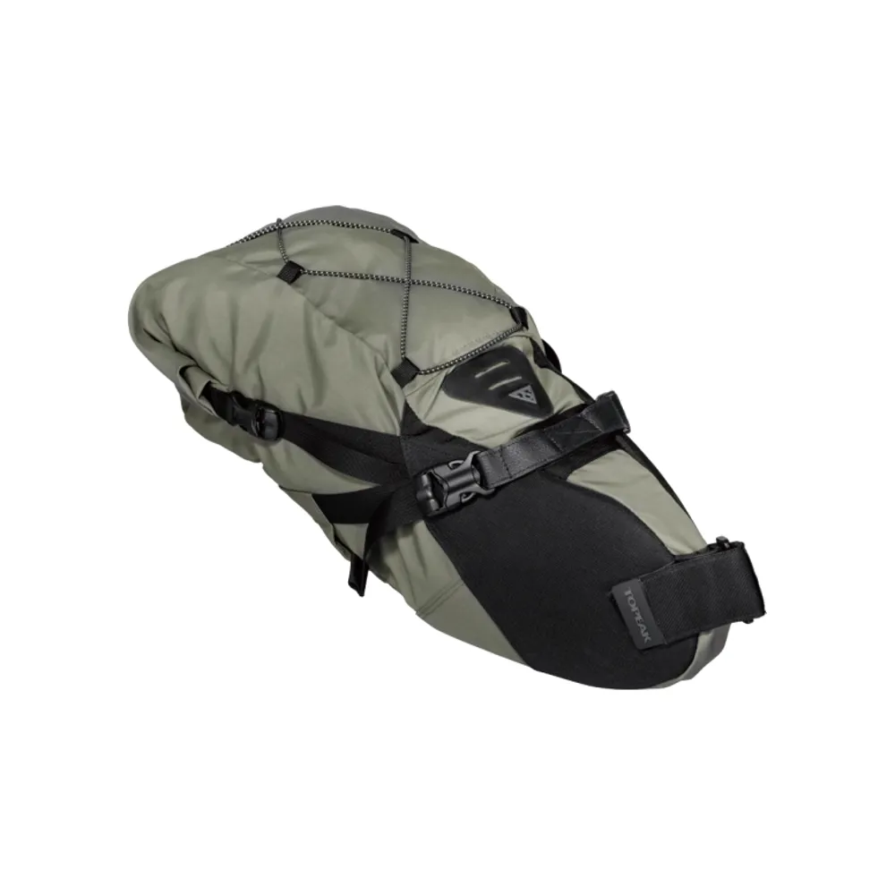 uPRISE Bikes Topeak Backloader 10 Litre Saddle Bag - Green | Price match, 365 day return s, 18-Month Warranty, Finance Available & Free UK Delivery